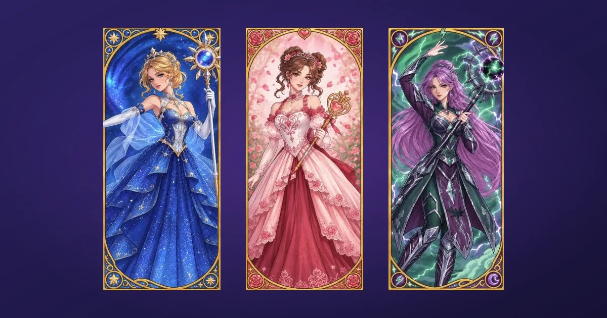 Mirelle, Rosalind and Verdanne