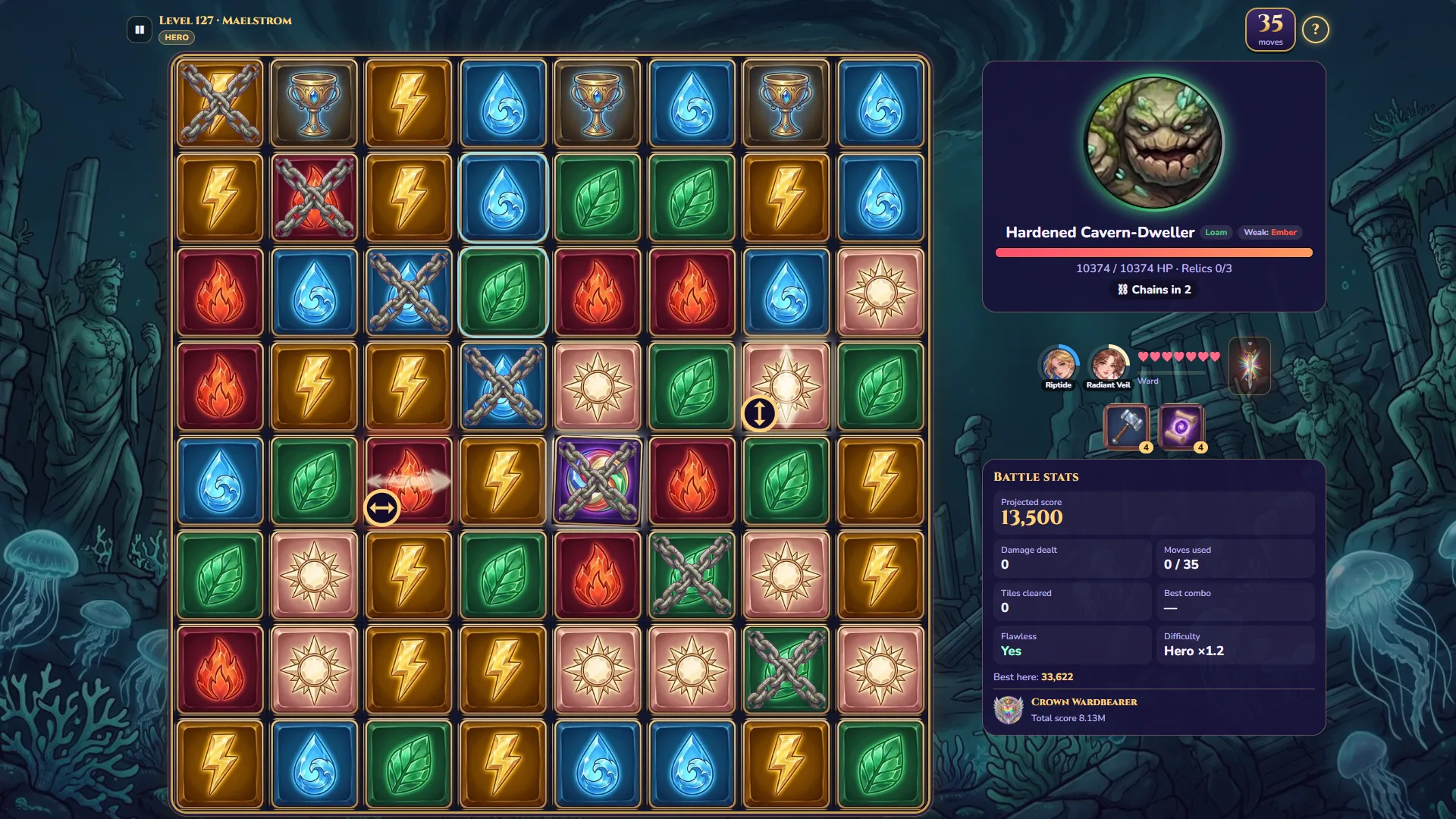 Crystalbound Saga screenshot 3